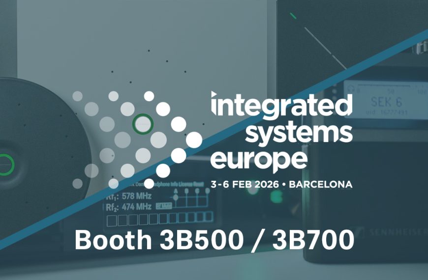 Látogasd meg a Sennheiser megújult standját a 2026-os ISE szakkiállításon!